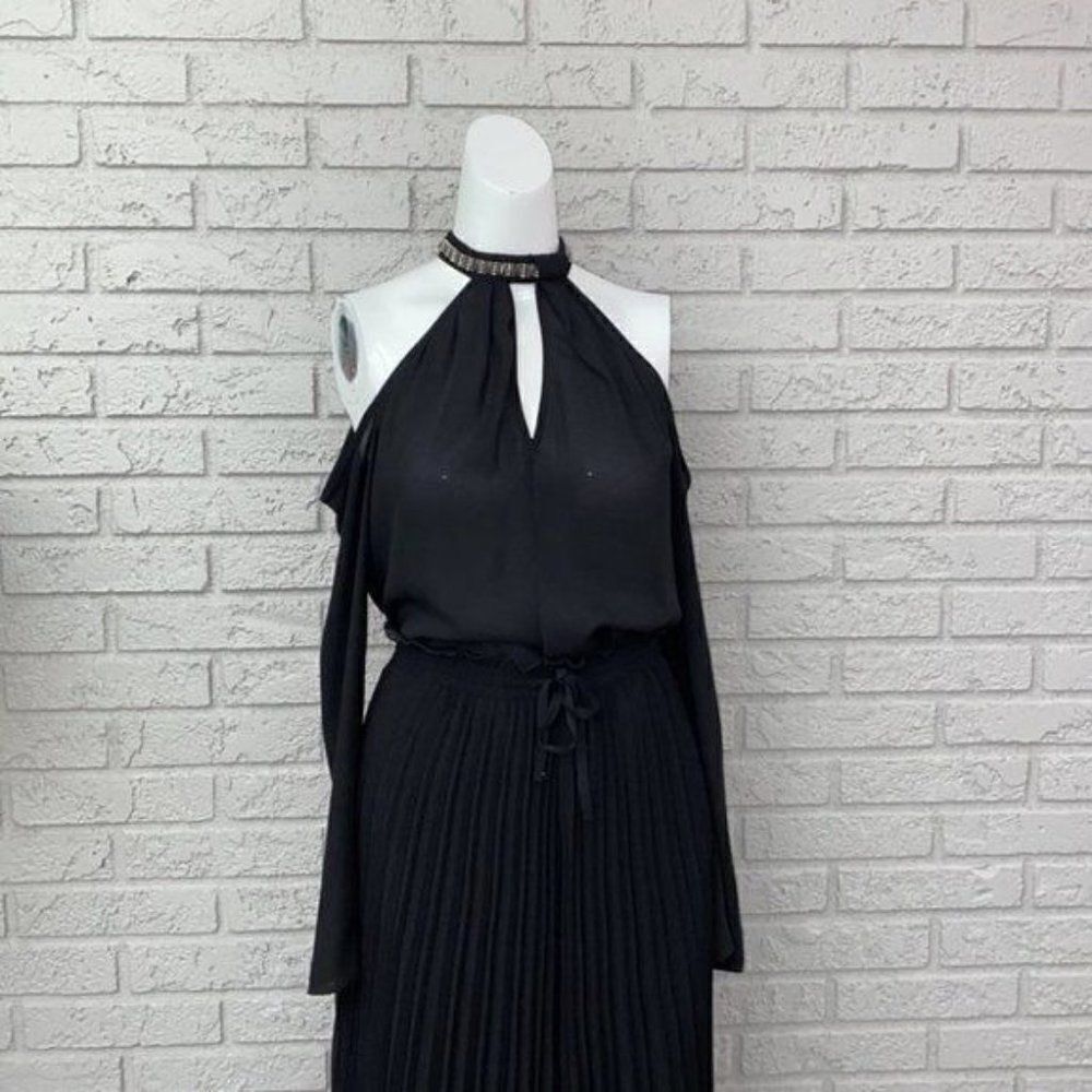 BOLD Elements Blouse Sheer Long Sleeve Casual Top Size Small